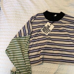 Striped crop top from princess Polly